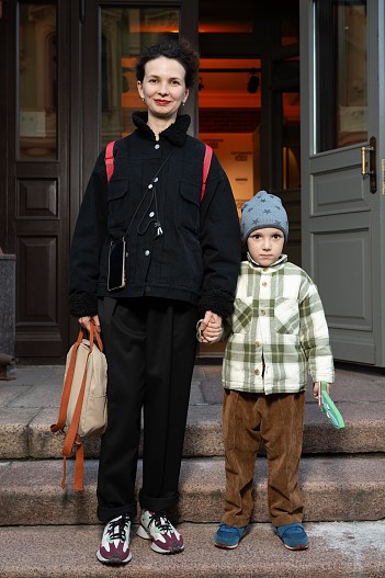 Мария Смольникова с сыном