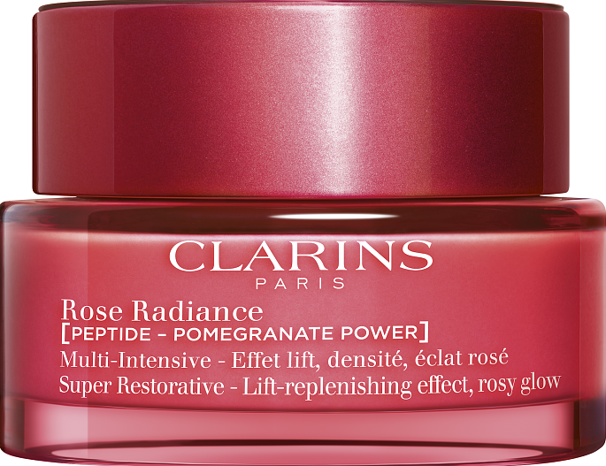 Крем для лица с пептидами Clarins Rose Radiance Peptide Pomegrante Power Multi-Intensive