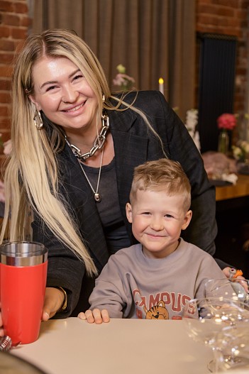 Юлия Кожухова с сыном